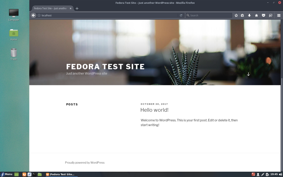 Fedora WP Posts